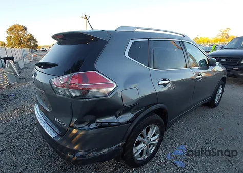 2016 Nissan Rogue Sv z USA, uszkodzony, nr VIN KNMAT2MV3GP653257